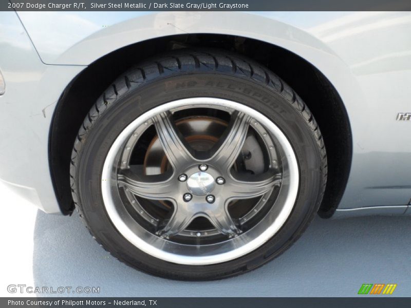 Silver Steel Metallic / Dark Slate Gray/Light Graystone 2007 Dodge Charger R/T