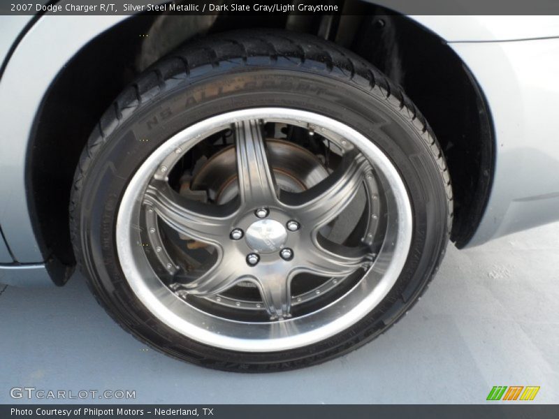 Silver Steel Metallic / Dark Slate Gray/Light Graystone 2007 Dodge Charger R/T