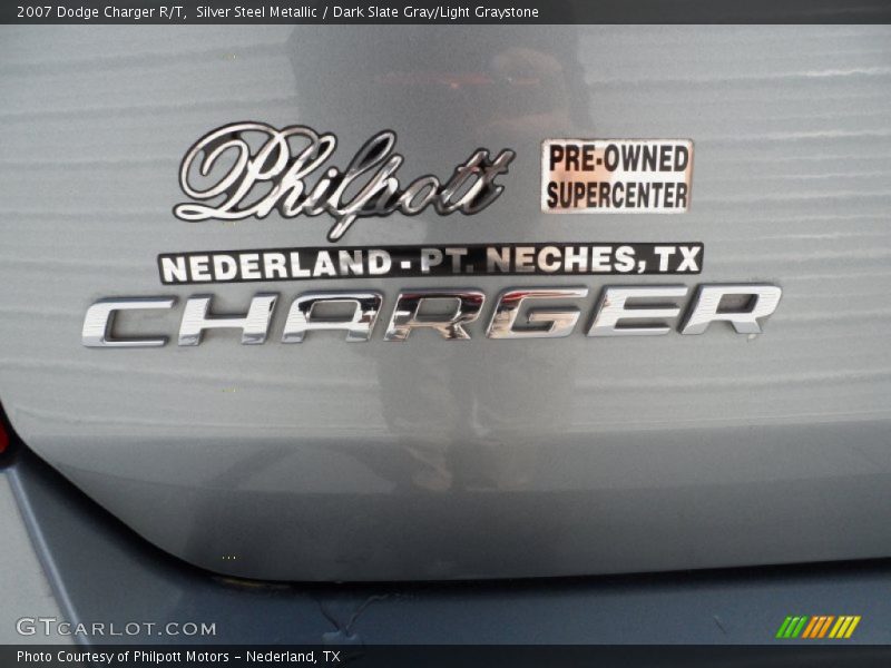 Silver Steel Metallic / Dark Slate Gray/Light Graystone 2007 Dodge Charger R/T