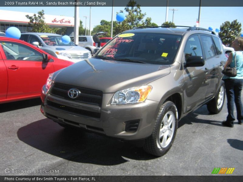 Sandy Beach Metallic / Sand Beige 2009 Toyota RAV4 I4