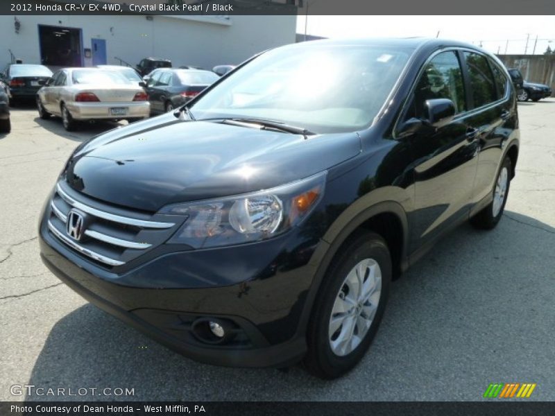Crystal Black Pearl / Black 2012 Honda CR-V EX 4WD