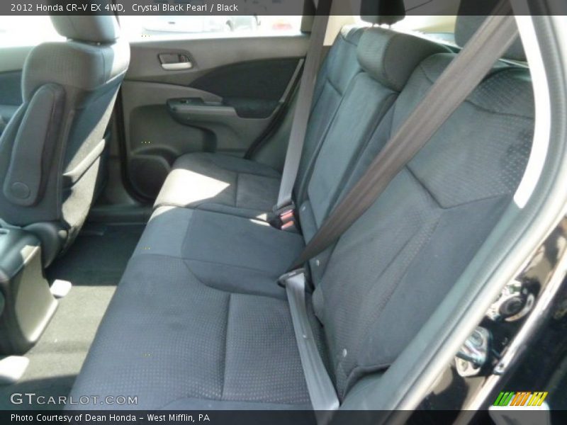 Crystal Black Pearl / Black 2012 Honda CR-V EX 4WD