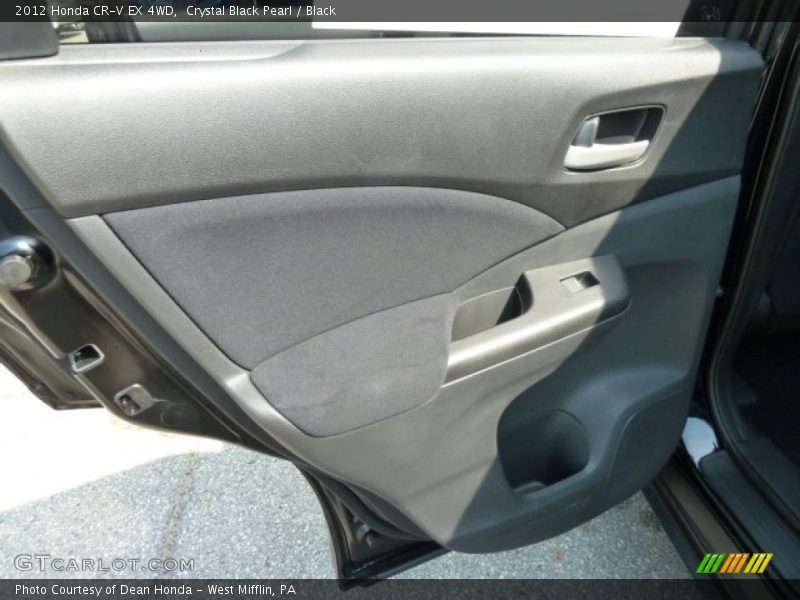 Crystal Black Pearl / Black 2012 Honda CR-V EX 4WD