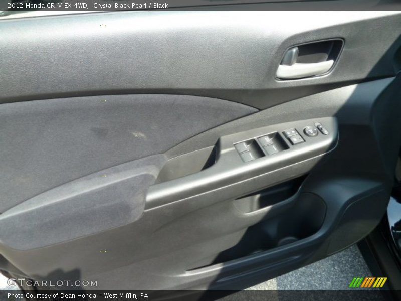 Crystal Black Pearl / Black 2012 Honda CR-V EX 4WD