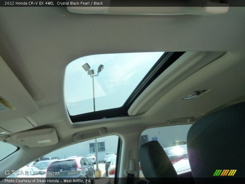 Crystal Black Pearl / Black 2012 Honda CR-V EX 4WD