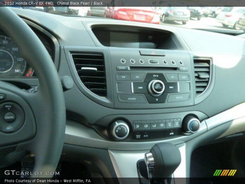 Crystal Black Pearl / Black 2012 Honda CR-V EX 4WD