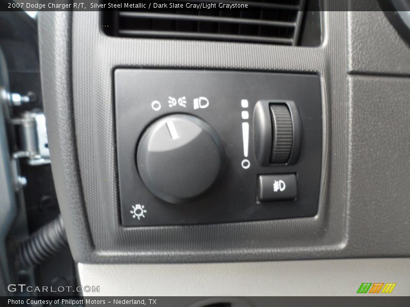 Silver Steel Metallic / Dark Slate Gray/Light Graystone 2007 Dodge Charger R/T