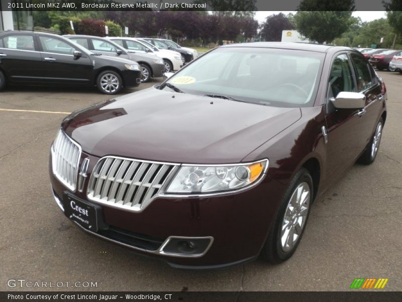 Bordeaux Reserve Metallic / Dark Charcoal 2011 Lincoln MKZ AWD