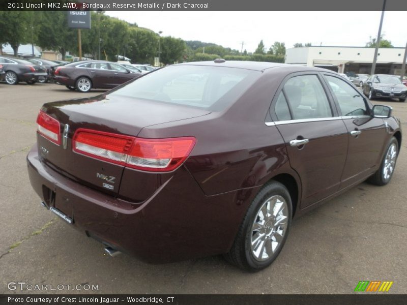 Bordeaux Reserve Metallic / Dark Charcoal 2011 Lincoln MKZ AWD