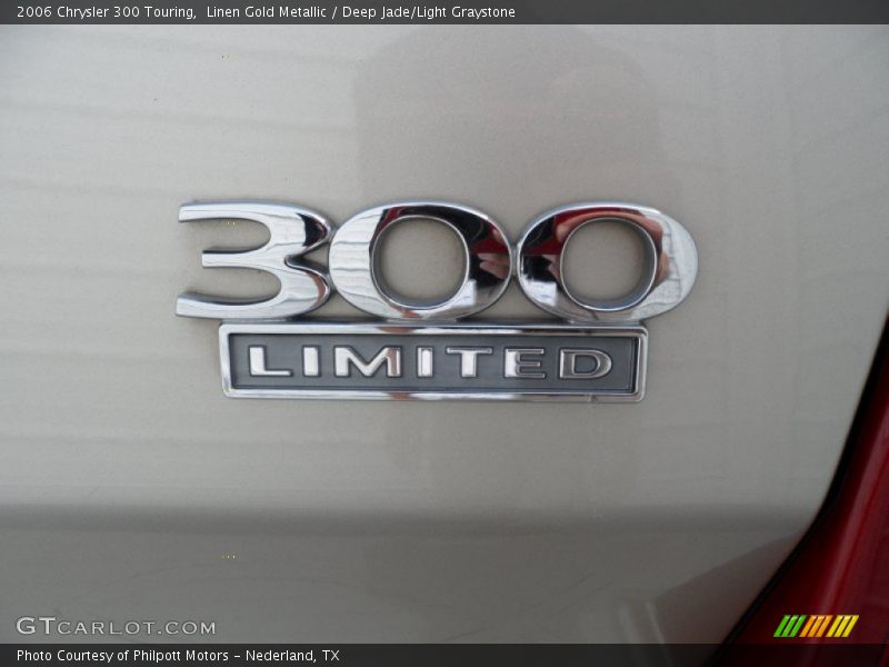 Linen Gold Metallic / Deep Jade/Light Graystone 2006 Chrysler 300 Touring