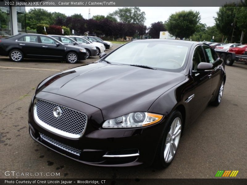 Caviar Metallic / Cashew/Truffle 2012 Jaguar XJ XJL Portfolio