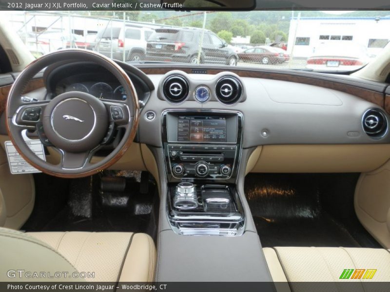 Caviar Metallic / Cashew/Truffle 2012 Jaguar XJ XJL Portfolio