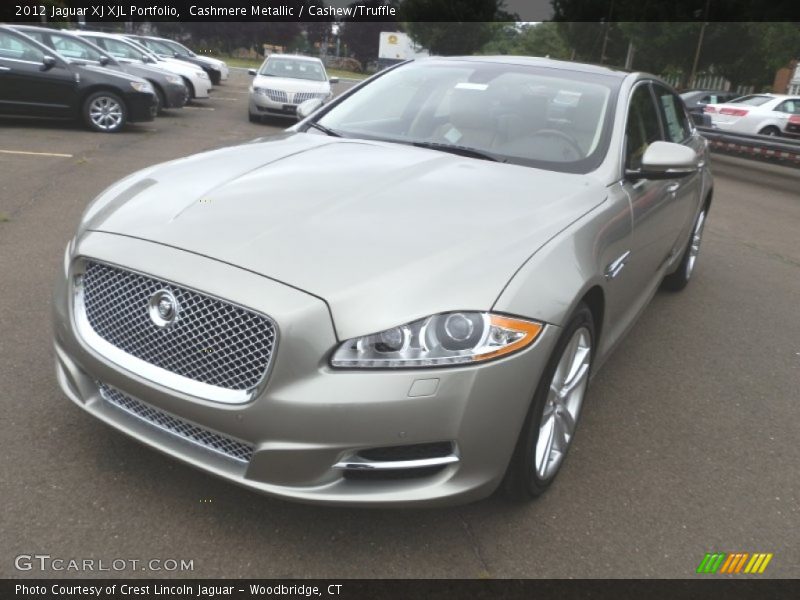 Cashmere Metallic / Cashew/Truffle 2012 Jaguar XJ XJL Portfolio