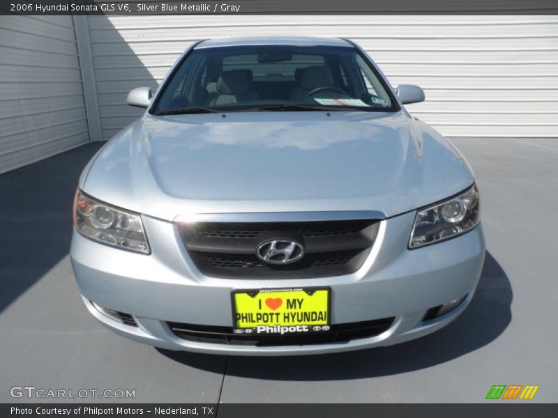 Silver Blue Metallic / Gray 2006 Hyundai Sonata GLS V6