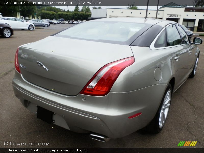 Cashmere Metallic / Cashew/Truffle 2012 Jaguar XJ XJL Portfolio