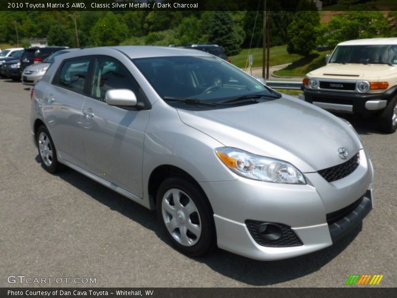 Classic Silver Metallic / Dark Charcoal 2010 Toyota Matrix S AWD