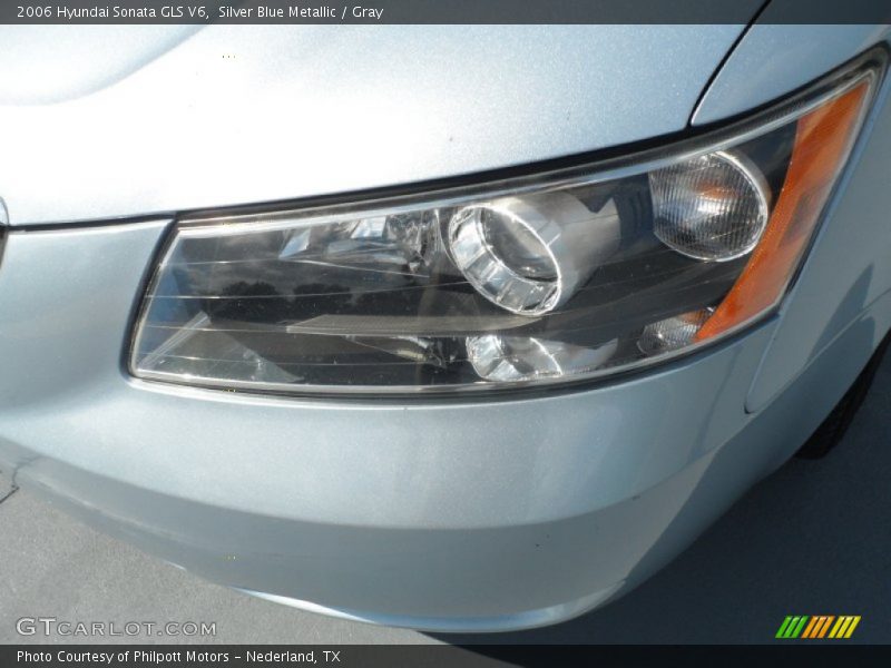 Silver Blue Metallic / Gray 2006 Hyundai Sonata GLS V6