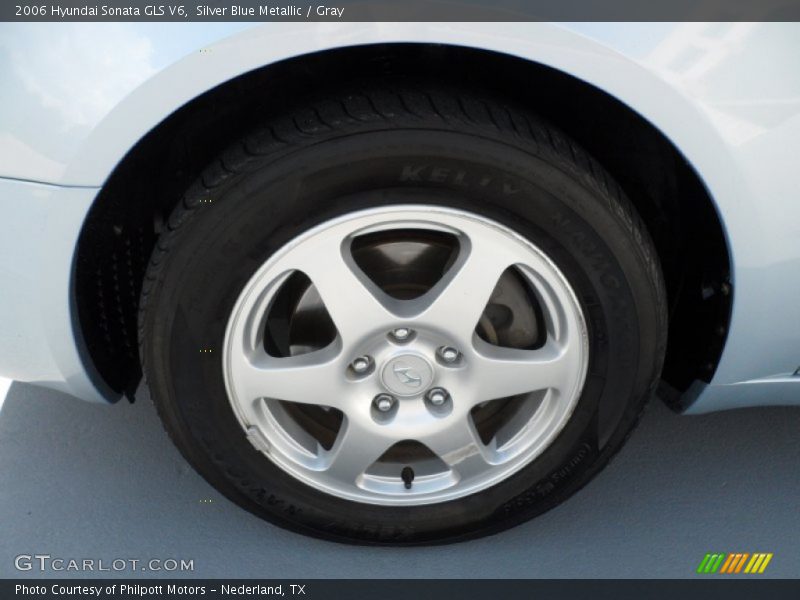 Silver Blue Metallic / Gray 2006 Hyundai Sonata GLS V6