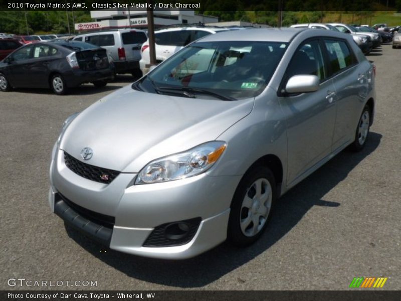 Classic Silver Metallic / Dark Charcoal 2010 Toyota Matrix S AWD