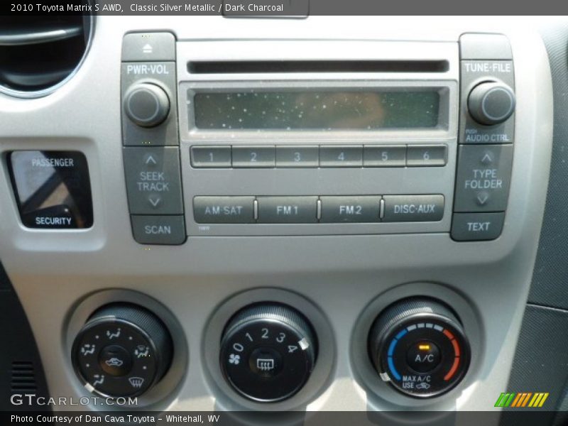 Classic Silver Metallic / Dark Charcoal 2010 Toyota Matrix S AWD