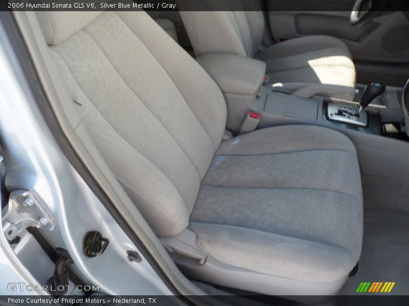 Silver Blue Metallic / Gray 2006 Hyundai Sonata GLS V6