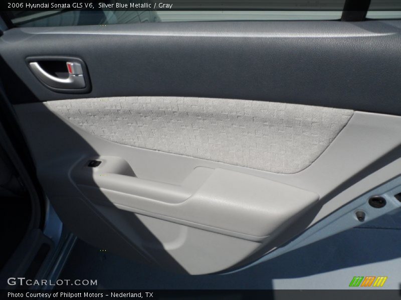 Silver Blue Metallic / Gray 2006 Hyundai Sonata GLS V6