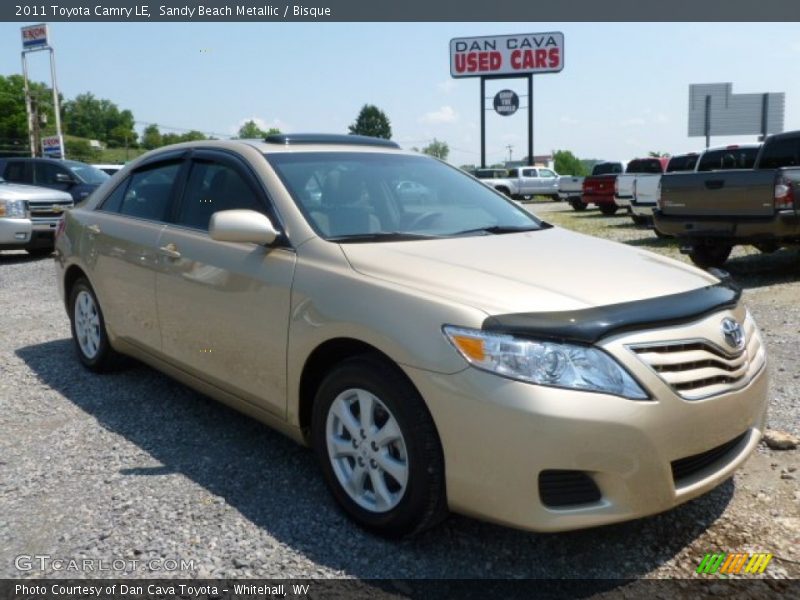 Sandy Beach Metallic / Bisque 2011 Toyota Camry LE