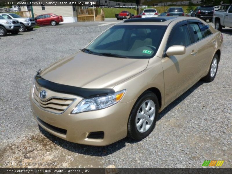 Sandy Beach Metallic / Bisque 2011 Toyota Camry LE