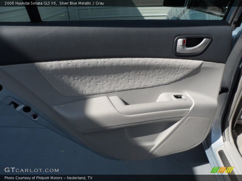 Silver Blue Metallic / Gray 2006 Hyundai Sonata GLS V6