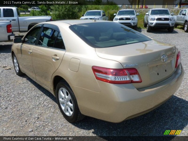 Sandy Beach Metallic / Bisque 2011 Toyota Camry LE