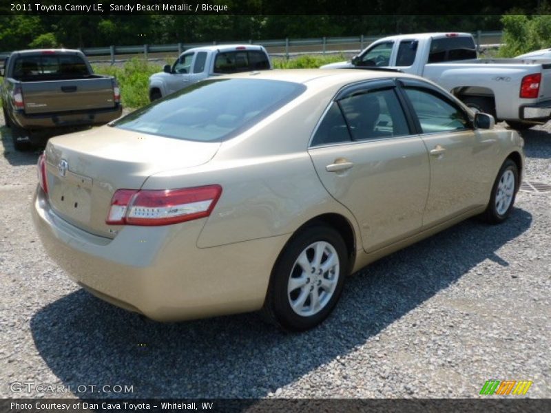 Sandy Beach Metallic / Bisque 2011 Toyota Camry LE