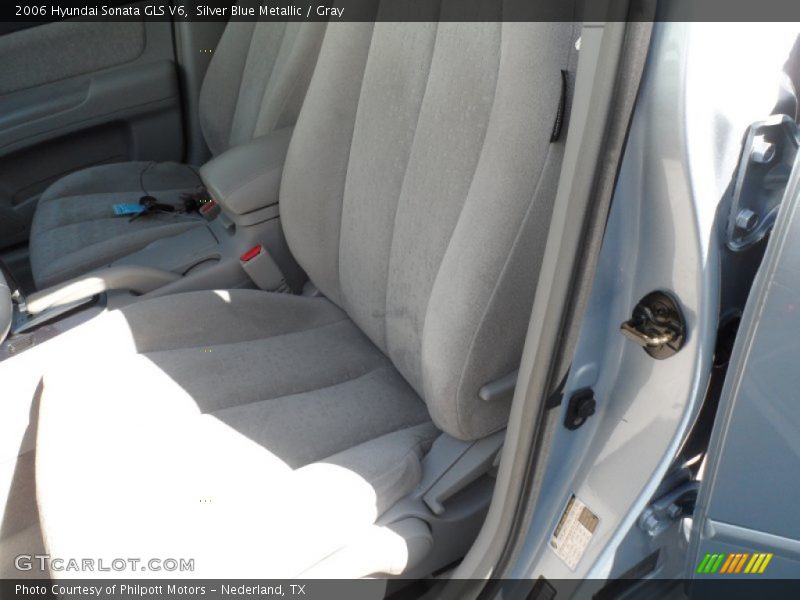 Silver Blue Metallic / Gray 2006 Hyundai Sonata GLS V6