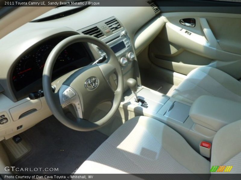 Sandy Beach Metallic / Bisque 2011 Toyota Camry LE