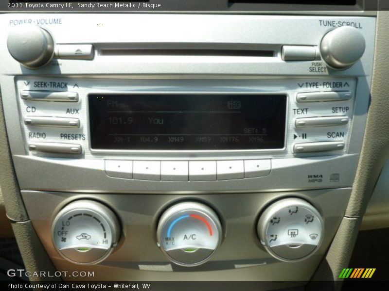 Sandy Beach Metallic / Bisque 2011 Toyota Camry LE