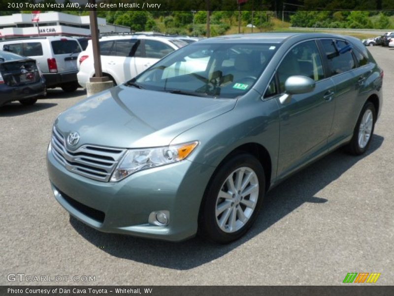 Aloe Green Metallic / Ivory 2010 Toyota Venza AWD