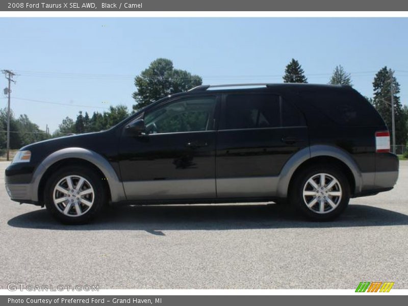 Black / Camel 2008 Ford Taurus X SEL AWD