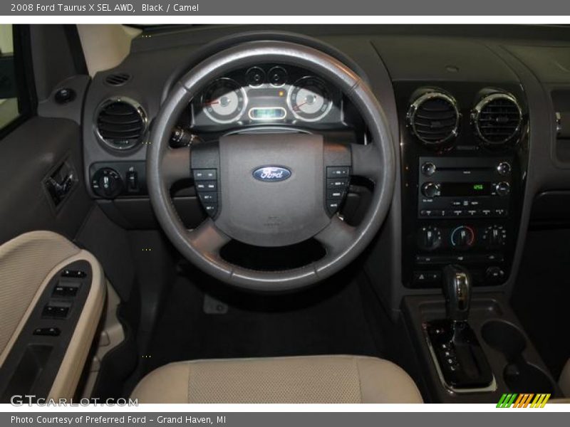 Black / Camel 2008 Ford Taurus X SEL AWD
