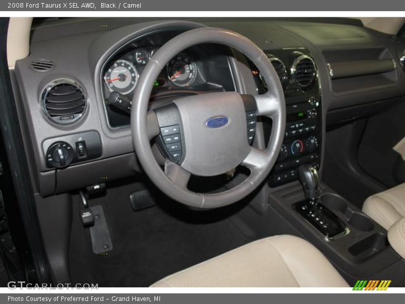 Black / Camel 2008 Ford Taurus X SEL AWD
