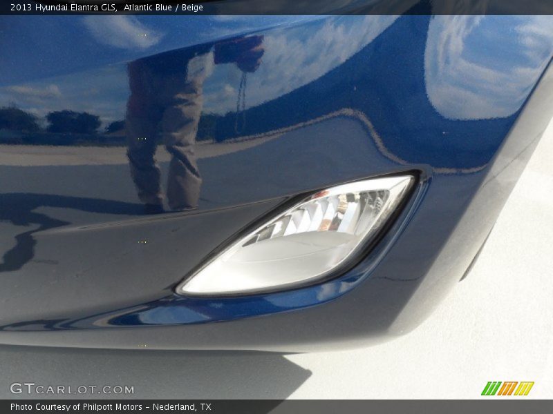 Atlantic Blue / Beige 2013 Hyundai Elantra GLS
