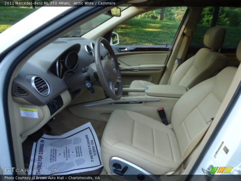 Arctic White / Cashmere 2011 Mercedes-Benz ML 350 4Matic