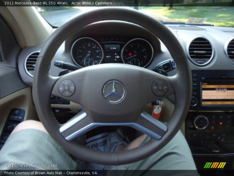 Arctic White / Cashmere 2011 Mercedes-Benz ML 350 4Matic