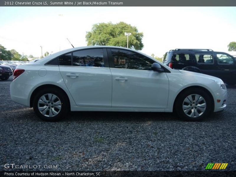 Summit White / Jet Black/Medium Titanium 2012 Chevrolet Cruze LS