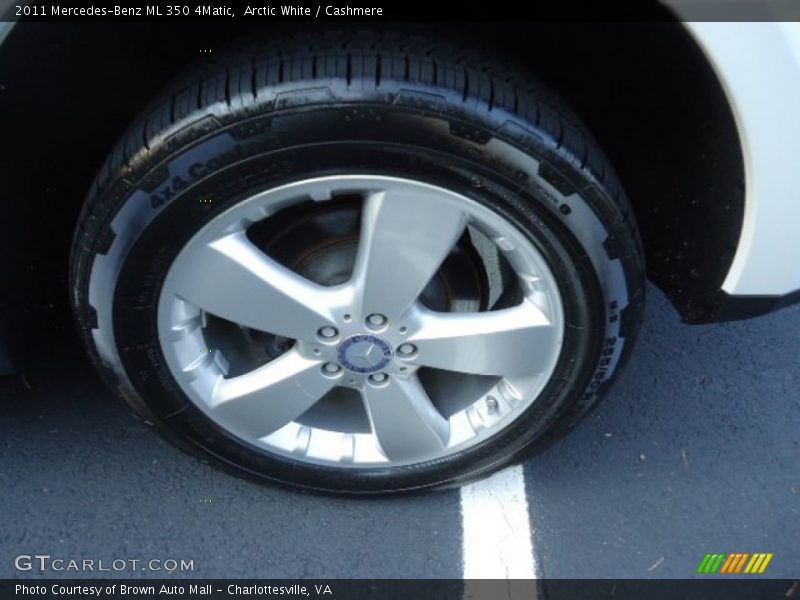 Arctic White / Cashmere 2011 Mercedes-Benz ML 350 4Matic