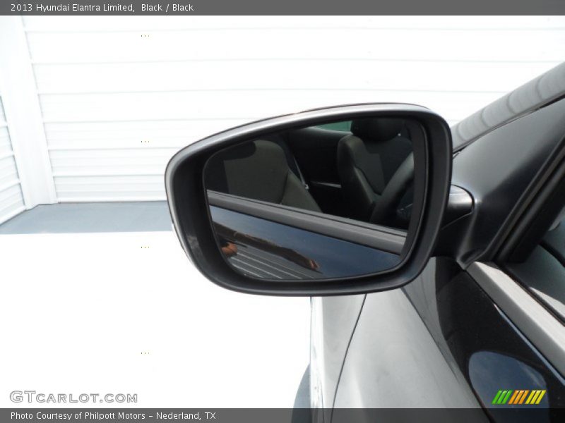 Black / Black 2013 Hyundai Elantra Limited