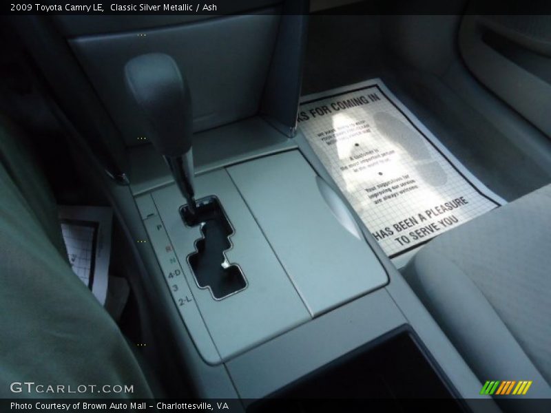 Classic Silver Metallic / Ash 2009 Toyota Camry LE