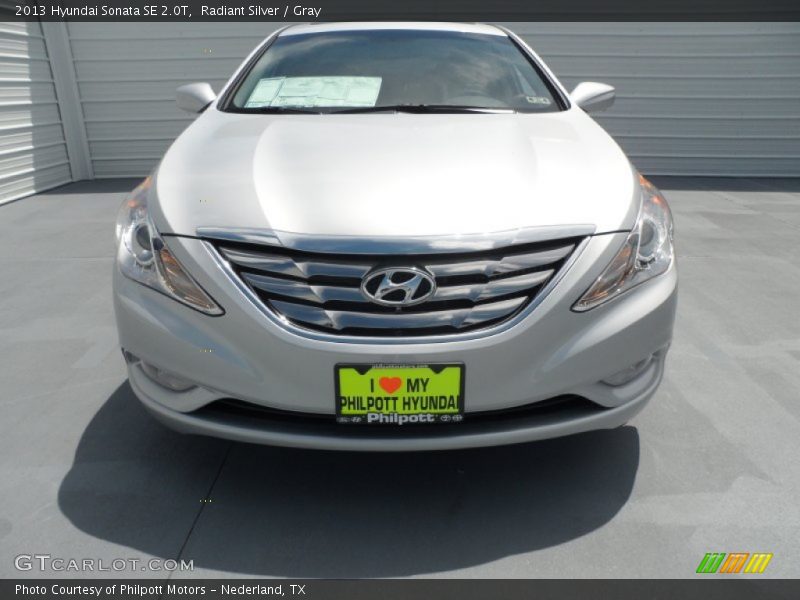 Radiant Silver / Gray 2013 Hyundai Sonata SE 2.0T