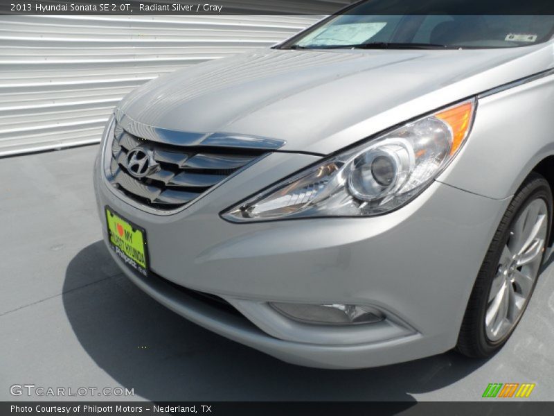 Radiant Silver / Gray 2013 Hyundai Sonata SE 2.0T