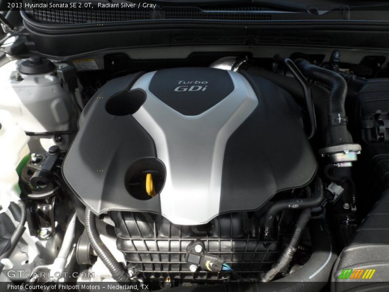 Radiant Silver / Gray 2013 Hyundai Sonata SE 2.0T