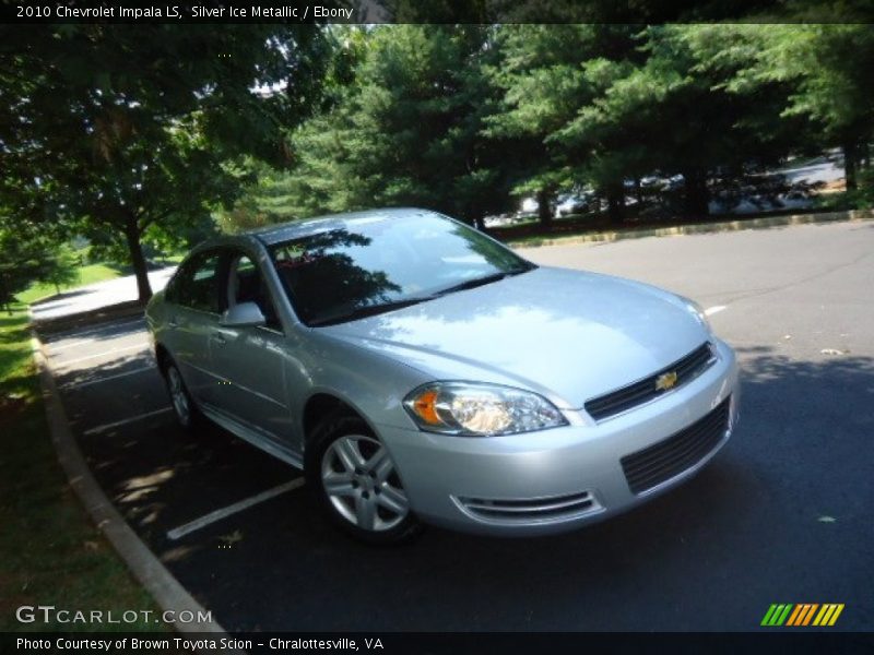 Silver Ice Metallic / Ebony 2010 Chevrolet Impala LS