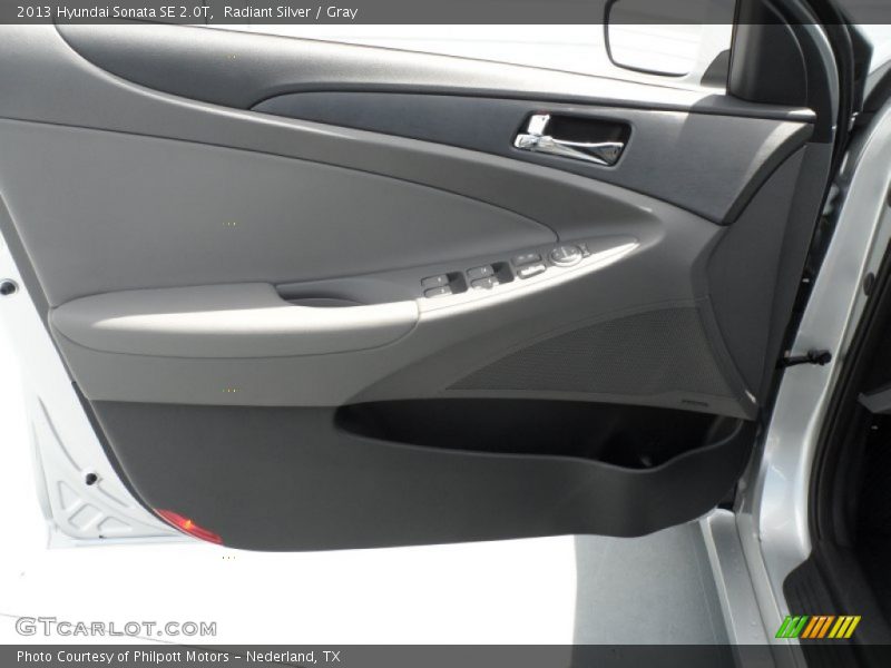Radiant Silver / Gray 2013 Hyundai Sonata SE 2.0T